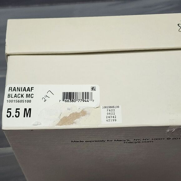 Style&co Raniaa Booties Black Block Heel Ankle Boots 5.5 M - Picture 10 of 12